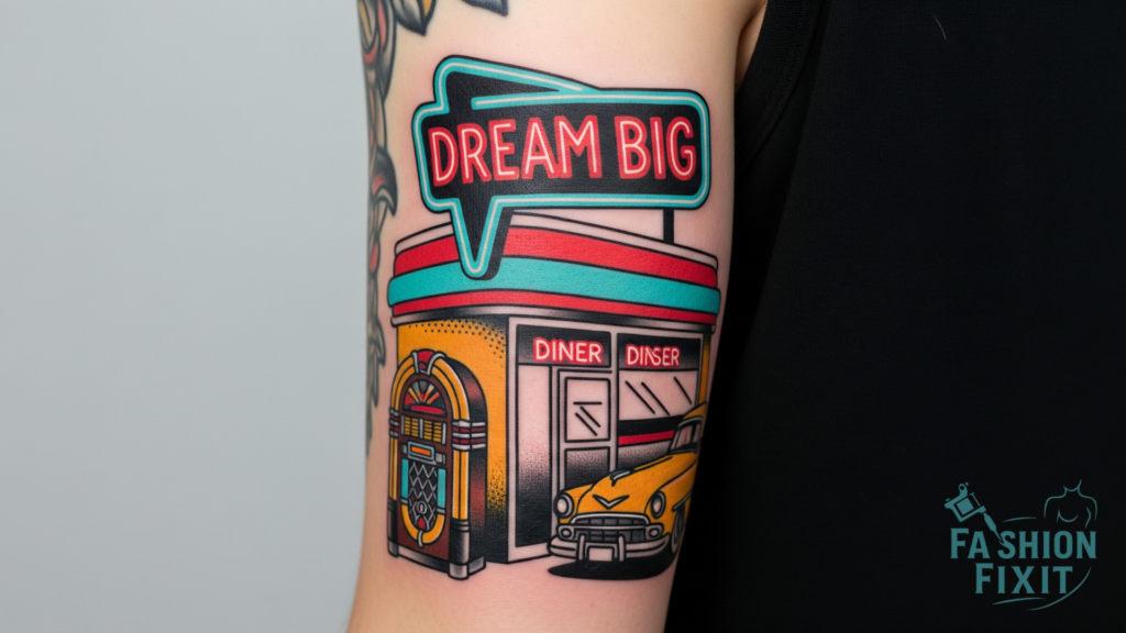 Retro Aesthetic Tattoo