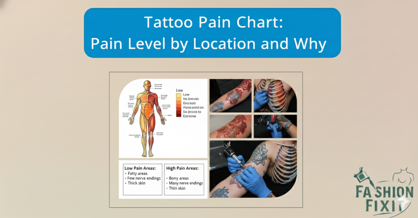 Tattoo Pain Chart