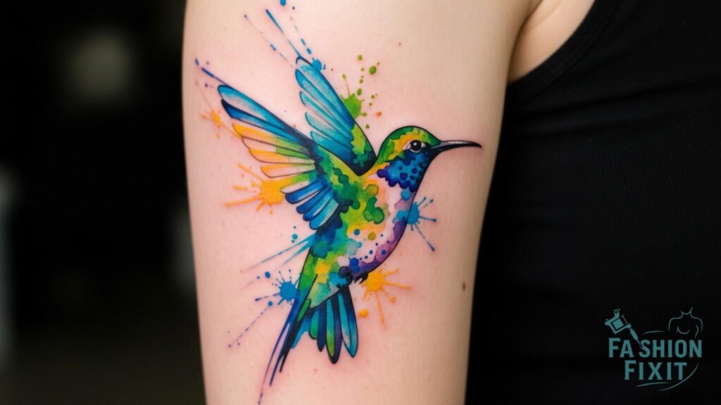 Watercolor Tattoo style