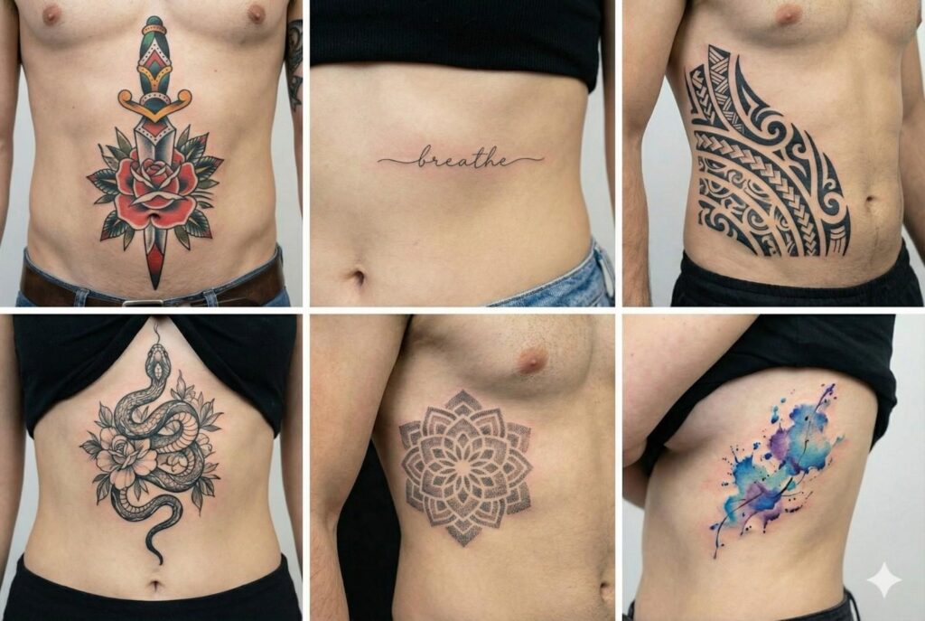 Stomach tattoos