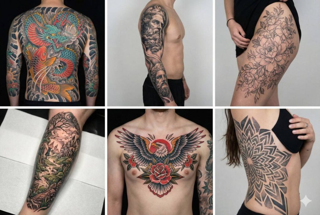 large tattoos